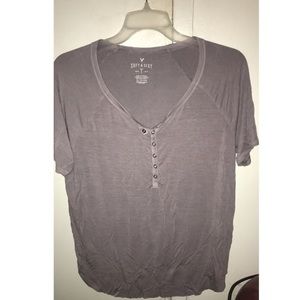 American Eagle Soft n’ Sexy Henley Tee
